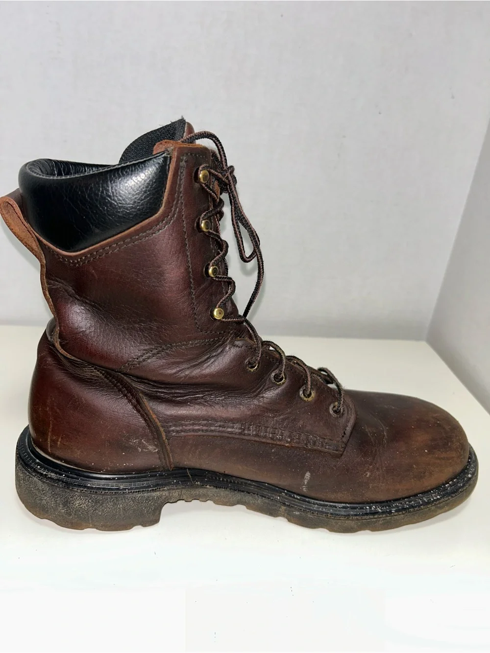 Red Wing 608 SuperSole 2.0 8 Inch Soft Toe Brown Leather Work Boot